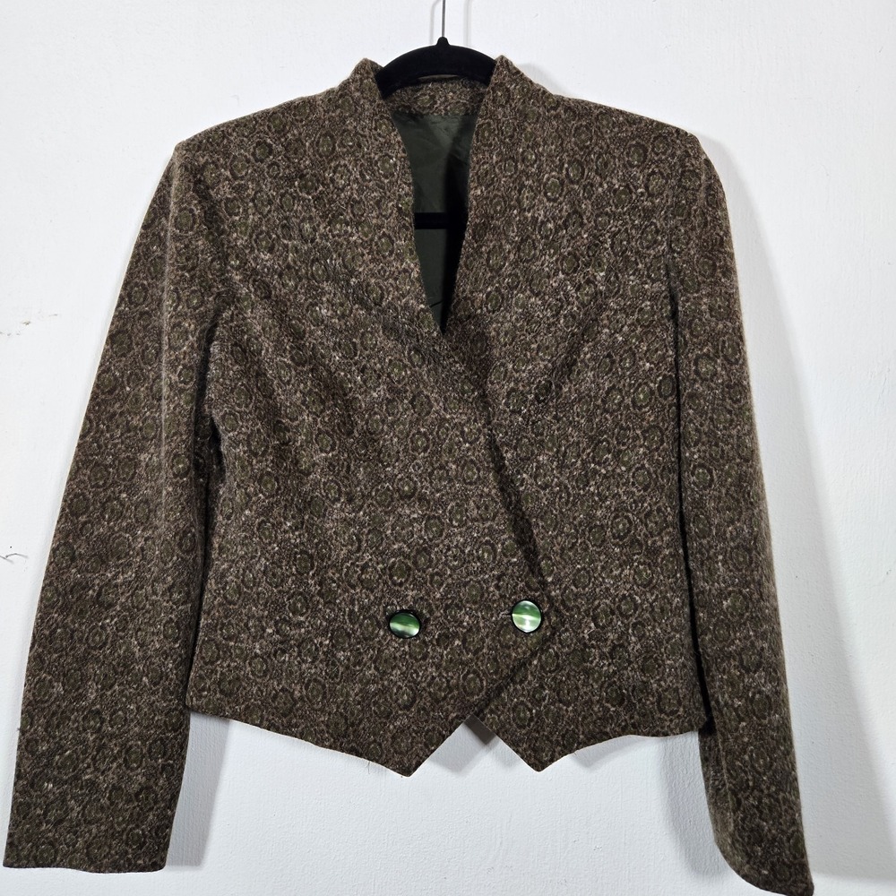 Likely Vintage S.T.. Dupont Orfevres France Bolero Cropped Jacket Size 38